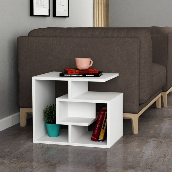 online Tavolino da salotto 54x40x45 cm Labirent bianco