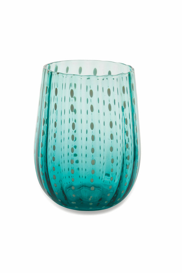 acquista Set mit 6 Wassergläsern aus Glas 240 ml Villa d'Este Home Tivoli Acquamarina Shiraz