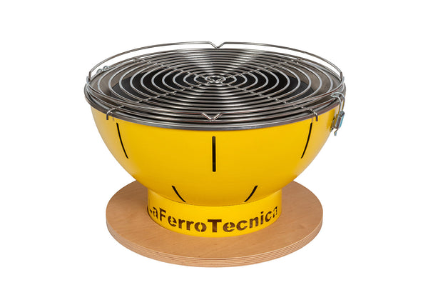 Barbecue a Carbonella Ø41x25 cm Smile in Acciaio Giallo prezzo