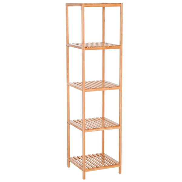 acquista Bambusregal mit 5 Ablagen 36x36x145 cm