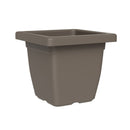 Vaso Quadrato Indoor e Outdoor Tera Nazca Sand 32x32 cm in Plastica Riciclata Sabbia 