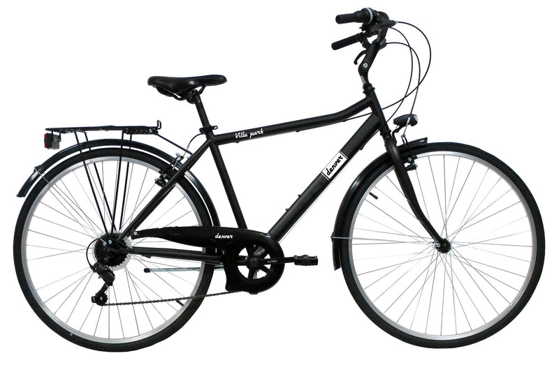 Bicicletta da Trekking Uomo 28” 6V in Acciaio Manhattan Nera