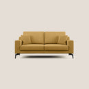 Divano 3 Posti 186x95x91 cm in Tessuto Giallo
