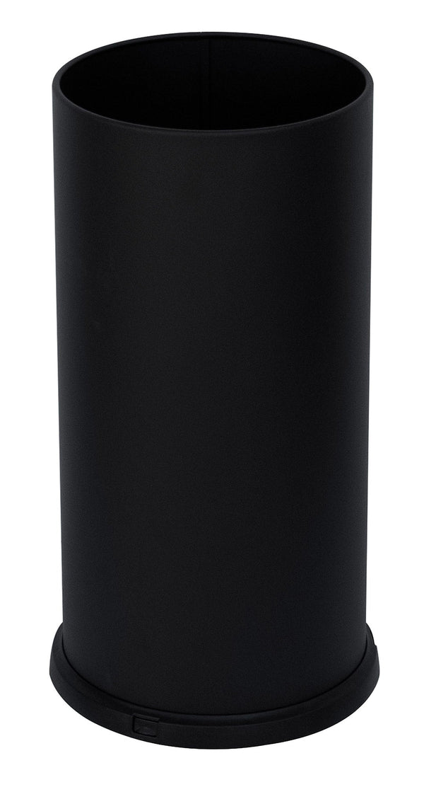 sconto Portaombrelli in Acciaio Verniciato Ø24xh49 cm Con Vaschetta Raccogli Goccia Nero