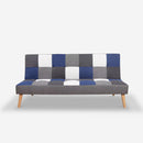 Divano Letto Clic Clac 80x176x92 cm in Tessuto Patchwork Patchwork 1
