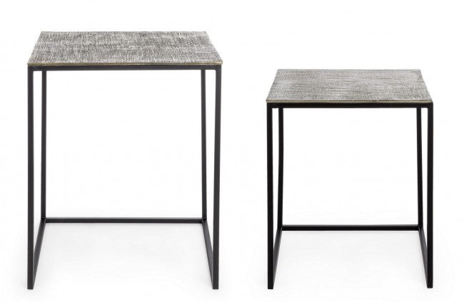 Set 2 Tavolini Quadrati Tahir