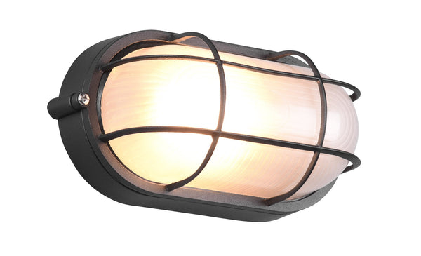 Plafoniera da Esterno Attacco E27 in Alluminio Nero Opaco prezzo