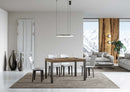  Tavolo Allungabile 140-400x90x77 cm Everyday Quercia Natura Gambe Antracite