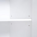 Mobiletto da Bagno Sotto Lavabo in Legno Bianco 60x30x60 cm 