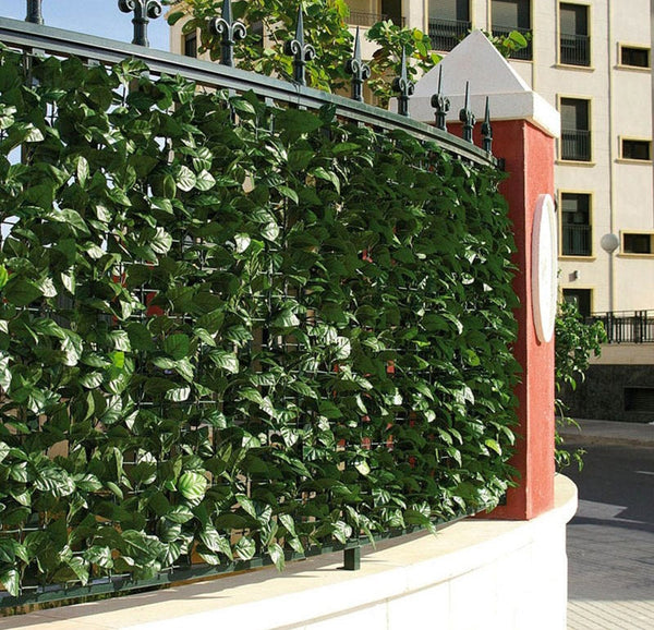 prezzo Arella künstliche synthetische Hecke 300 x 150 cm in schattierenden Polypropylen-Bauer-Lorbeerblättern