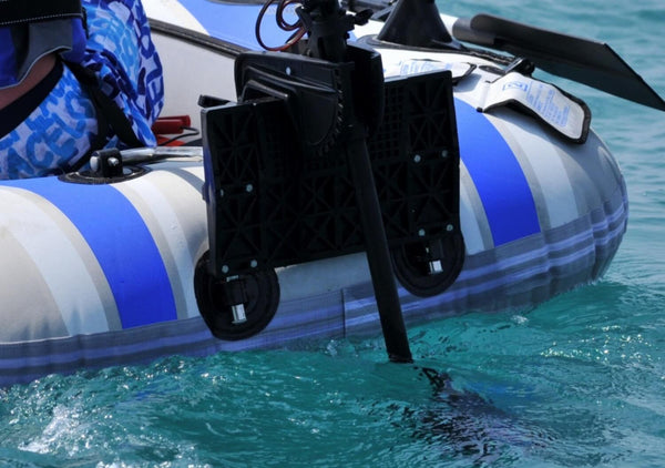Motorhalterung aus Edelstahl für Jilong Fishman II und Cheyenne III Inflatables prezzo