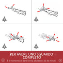 Albero di Natale Artificiale Innevato 180 cm 800 Rami con Pigne Apertura Automatica Verde