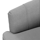 Poltrona Imbottita 71x72x75 cm in Velluto Grigio