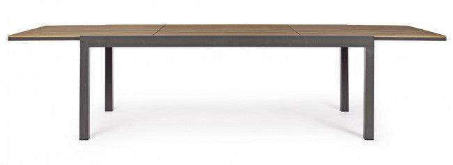 Tavolo Allungabile Elias 200-300x95 cm Antrac in Alluminio