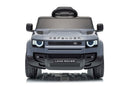 Macchina Elettrica per Bambini Licenza Land Rover Defender Small 12V con Telecomando Grigio