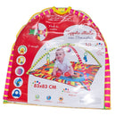 Tappeto attività per Bambini 83x83 cm con 5 sonaglini gioco bambi