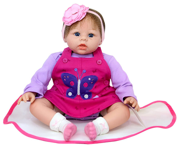 online Kidfun Real Baby Maya Reborn Baby Doll Realistisches Vinyl 30cm sitzend