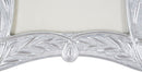 Cornice 23,3x2x28,2 cm in Poliresina e Vetro Argento