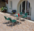Sedia da Giardino in Alluminio con Filo Plastificato Vorghini Contract Naturale