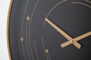 Orologio da Muro Plix Ø60x6 cm in Ferro MDF e Vetro Multicolor