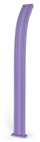 Doccia Solare da Esterno Giardino 30L Miscelatore Arkema Spring Fascia Inox Viola