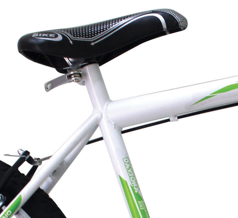 Bicicletta Mountain Bike MTB Ragazzo 24" 21V Kidfun Daytona Bianca