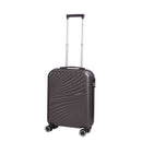 Trolley Valigia Bagaglio a Mano Rigido 4 Ruote con Combinazione in ABS Ravizzoni Amalfi Grigio