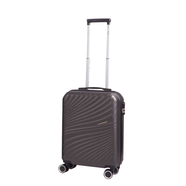 online Trolley Valigia Bagaglio a Mano Rigido 4 Ruote con Combinazione in ABS Ravizzoni Amalfi Grigio