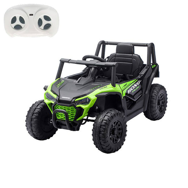 Macchina Elettrica per Bambini Buggy Adventure 2 Motori da 25W con Telecomando Luci e Suoni Verde online