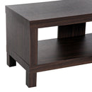 Mobile TV Basso con Vano in Legno Noce 90x35x37 cm 