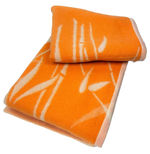 Coperta Pura Lana Doubleface 450 gr/mq Parker Zucca Varie Misure sconto