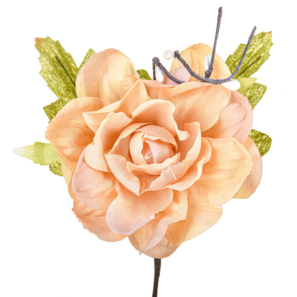 Set mit 24 künstlichen Rosenpicks, Höhe 11 cm sconto