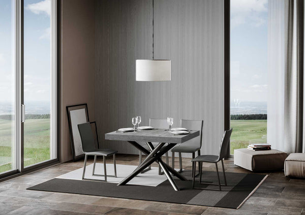 Tavolo 130x90x77 cm Famas Fix Cemento sconto