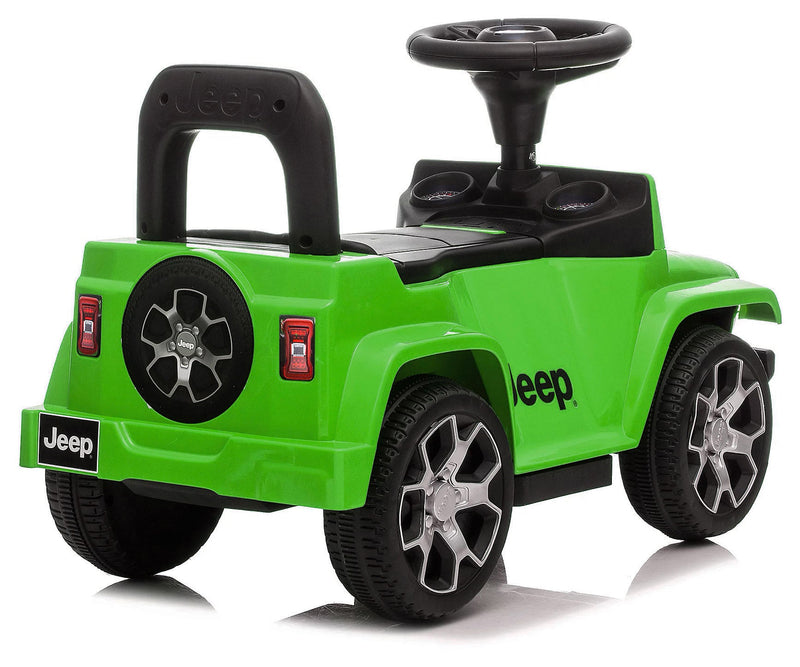 Macchina Cavalcabile per Bambini con Licenza Jeep Rubicon Verde