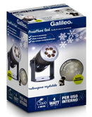 Proiettore Laser a Led Fiocchi di Neve Luci Natalizie da Interno Soriani Snowflake