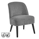 Poltrona Relax in Legno e Tessuto Colore Grigio Scuro Mod. Petty 52x58x71H cm