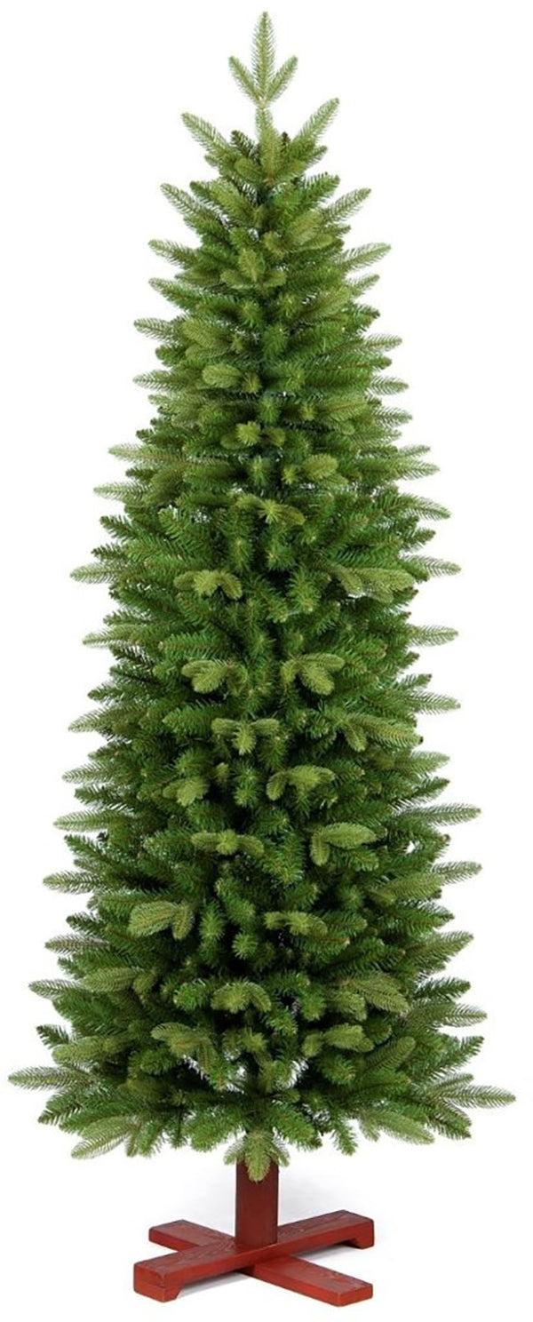Albero di Natale Artificiale Realistico 210 cm 979 Rami Base in Legno Verde prezzo