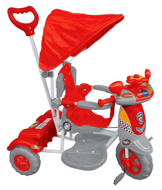 sconto Kidfun Scooter Dreirad Kinderwagen Rot