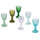 Set 6 Schnapsbecher Prisma Greenery in Glas Villa d'Este Home Tivoli Green