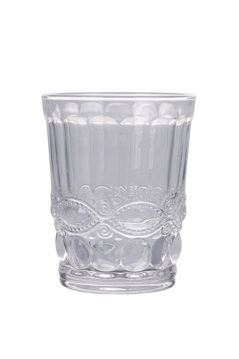 Set 6 Bicchieri Acqua in Vetro Trasparente 240 ml Villa d'Este Home Tivoli Nobilis