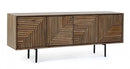 Mobile TV 4 Ante 140x32,5x53 cm in Legno