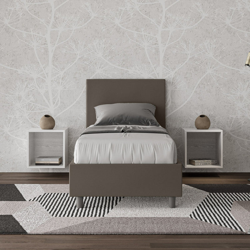 Letto Singolo Adele Cappuccino Varie Misure