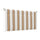 Fallmarkise 250 x 150 cm Beige gestreiftes Polyestergewebe