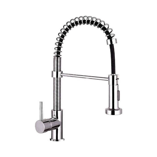 prezzo Rubinetto Cucina Miscelatore Monocomando Doccetta Estraibile a Molle in Ottone Anaconda Cromato