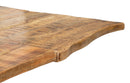 Tavolo da Pranzo Edge All 180-280x90x77 cm in Mango e Ferro      