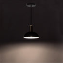 Lampada a Sospensione 20x20xH150 cm in Metallo Spica Nero