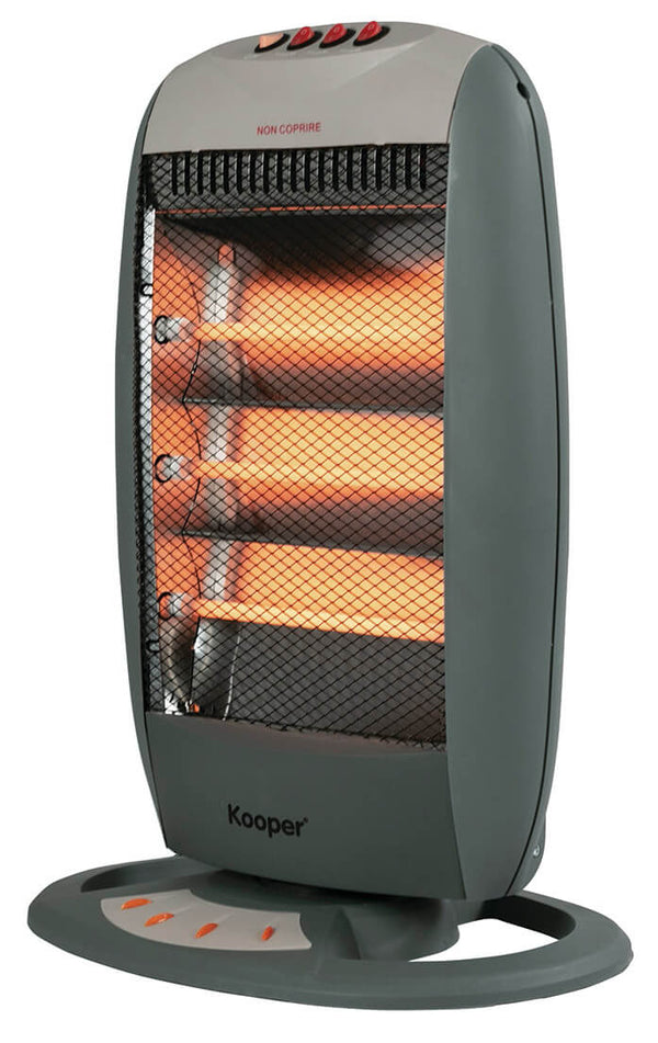 sconto Halogenofen 1200W 3 Elemente Kooper India Tortora