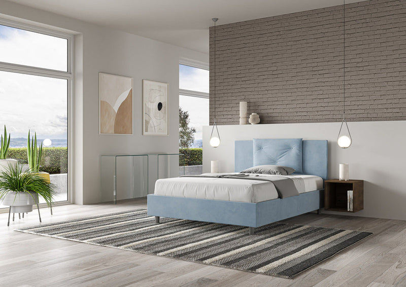 Letto Matrimoniale Appia Azzurro Varie Misure