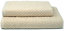 Set Spugna Asciugamani Ospite + Salvietta Sally Coriandolo Crema