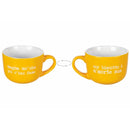 Tazza Ø11,5x8,5 cm in Bone China VdE Tivoli 1996 Spqr double faces